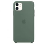 coque-silicone-apple-iphone-11-pine-green